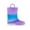 Blue and purple gradient, variant on BOCCA Kids Purple Glitter Waterproof Rain Boot For Girls Size 3