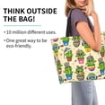 thumbnail image 2 of Naloa Cute Cartoon Cactus Tote Bag for Women Large Capacity Shoulder Bag for College Work Travel Shopping, 2 of 8