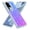 Blue/Purple, variant on Rosebono Compatible With OPPO Reno 10 / Reno 10 Pro Case, Hybrid Glitter Sparkle Transparent Colorful Gradient TPU Skin Cover Protection Case (Pink/Teal)