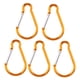 thumbnail image 3 of Paquete de 5 unidades, hebillas para llavero con mosquetón Amarillo, 3 of 5