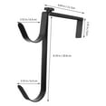thumbnail image 2 of HONMEET 1Pack Pool Hooks for Fence Iron Multiuse Organization for Outdoor Space, 2 of 7