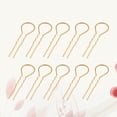 thumbnail image 2 of EeaseMX Pinzas para el cabello onduladas en forma de U de 10 piezas en forma de U Bobby Pin Stick para mujeres y niñas (dorado), 2 of 7