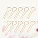 thumbnail image 3 of 10 horquillas en forma de U para el pelo ondulado, de aleación, para mujeres y niñas (doradas), 3 of 7