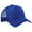 Bright Royal/Bright Royal, variant on Mens Half Mesh Trucker Cap/Headwear (Pack of 2)