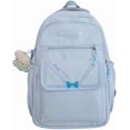 thumbnail image 1 of Kawaii - Mochila para portátil con accesorio, espaciosa, bonita mochila con múltiples compartimentos, 1 of 4