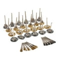 thumbnail image 3 of Brosse en Fil d'Acier Inoxydable, 36 Pcs Brosse à Roue en Fil d'Acier Laiton Caractéristiques de Pointe, 3 of 8