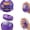 Ghost, variant on Halloween Spooky Ghost Dumpling Squishy, Dumplings Squeeze Balls with Steamer, Stress Relief Fidget Sensory for Halloween Party Favor & Birthday Gifts