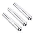 thumbnail image 1 of 3pcs Bathroom Toilet Paper Towel Spring Coil Rod Paper Winder Holer Flexible (Silver), 1 of 10