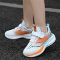 thumbnail image 6 of NIEWTR Toddler Boys Girls Sneakers Kids Casual Shoes Breathable Walking Shoes for Sports Athletic Gym Walking (Orange,2.5), 6 of 9