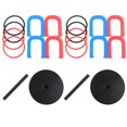 thumbnail image 1 of Zonh 2 Kit/18 piezas de anillos de lanzamiento circulares de herraduras, juego de lanzamiento de anillos de plástico multifuncional, suministros para niños, juguetes educativos para el hogar,, 1 of 5