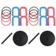thumbnail image 1 of Zonh 2 Kit/18 piezas de anillos de lanzamiento circulares de herraduras, juego de lanzamiento de anillos de plástico multifuncional, suministros para niños, juguetes educativos para el hogar,, 1 of 5