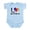 Sky Blue, variant on CafePress - I Love My Grandpas Infant Bodysuit - Baby Light Bodysuit, Size Newborn - 24 Months