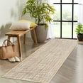 thumbnail image 3 of 2x6 Runner Rug Washable Kitchen Runner Rug Modern Solid Rug Abstract Runner Mat for Hallway Bedroom Living Room, Camel, 3 of 7