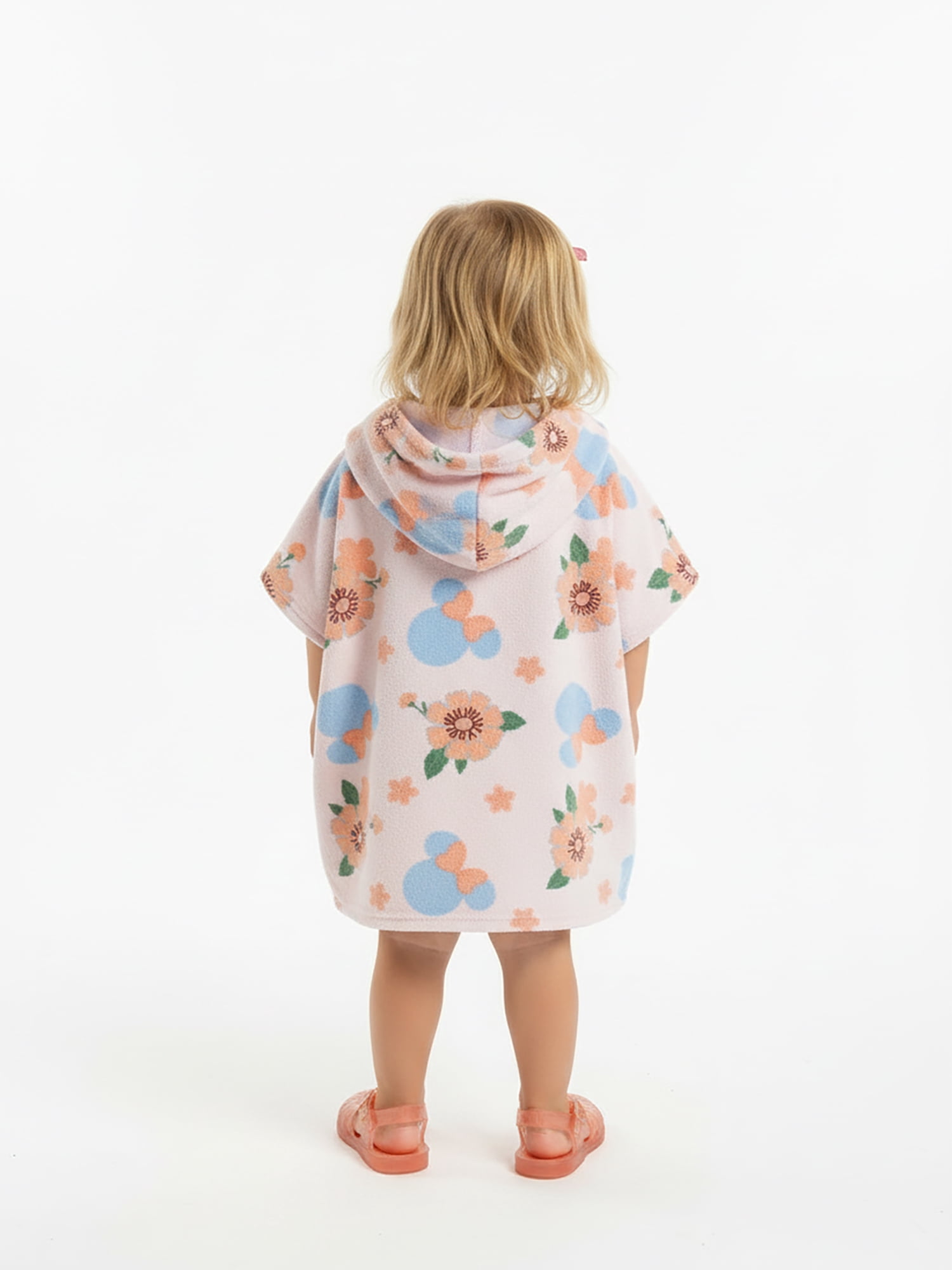 Character Toddler Girl Terry Cover Up Dress with Hood, Sizes 12M-5T