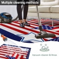 thumbnail image 5 of Independence Day Outdoor Rug for Patio/Deck/Porch, Non-Slip Large Area Rug 6 x 9 Ft, American Flag Patriotic Star Red Striped Indoor Outdoor Rugs Washable Area Rugs, Camping Rug Carpet Runner, 5 of 8