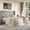 Light Grey, variant on Amolife Queen Size Platform Bed Frame with Velvet Upholstered Wingback Headboard, Black