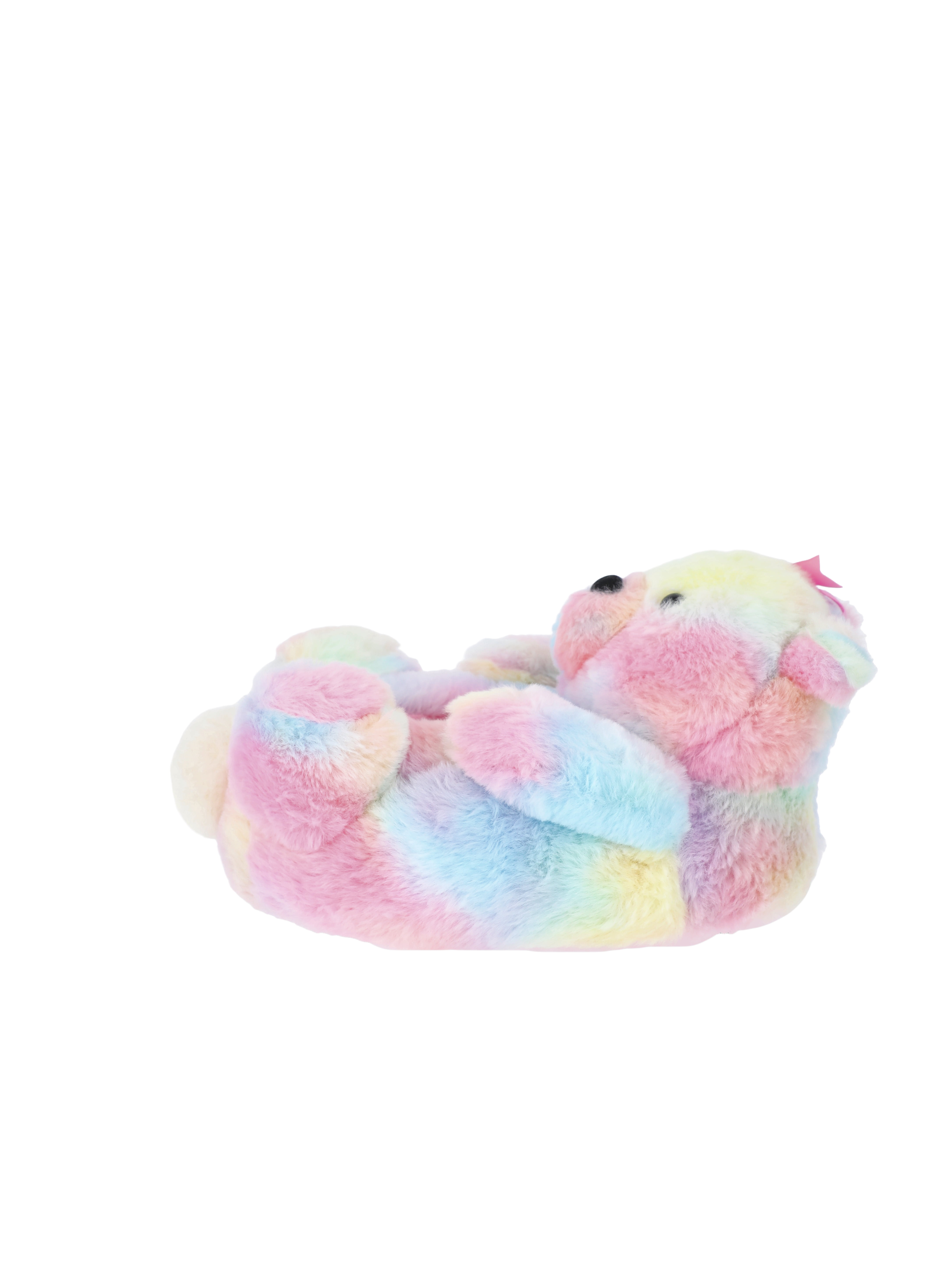 Wonder Nation Toddler Girls and Big Girls Plush Teddy Bear Slippers