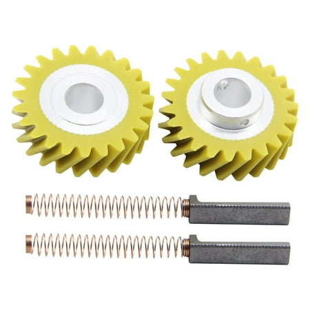 

W10112253 Mixer Gear W10380496 Carbon Brushes Replacement for & Kitchen-Aid Mixers Replace Parts 4162897