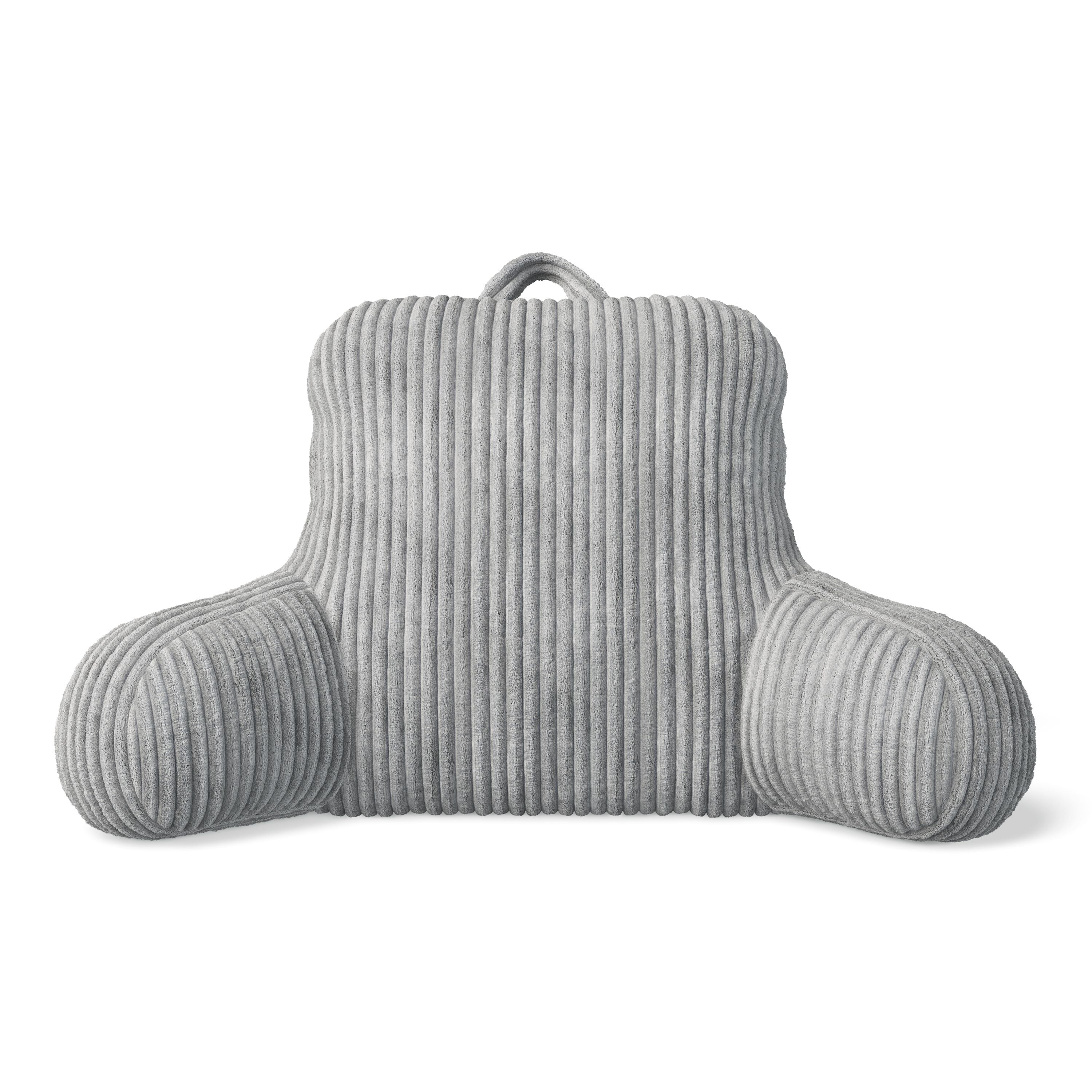 Mainstays Faux Fur Backrest Pillow for Adults, 23