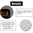 thumbnail image 6 of 4PCS/SET Whisky and Money Fabric Shower Curtain set, Vintage 100 Dollar Bill Cigar Glass Winery Modern Art Bathroom Decor, Waterproof Bath Curtain, Non-slip Bath Rugs Toilet Mat, Brown Table, 6 of 7