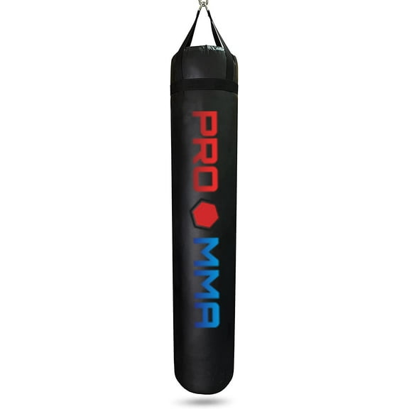 PRO MMA 6ft 150lb Heavy Boxing MMA Punching Bag Filled Special Edition(ALL BLACK)