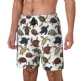thumbnail image 2 of Uemuo Various Turtle Pattern Mens Swim Trunks Quick Dry Board Shorts with Mesh Lining, Stretch Beach Shorts Quick Dry No-Chafing Board Shorts-XX-Large, 2 of 9