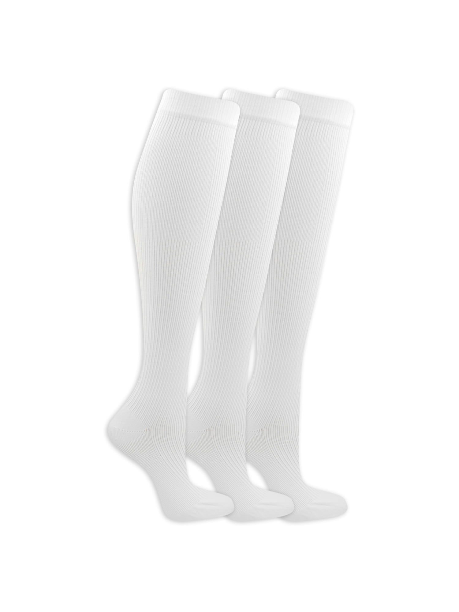 Dr. Scholl's Women's Travel Compression Knee High Socks 3 Pack 