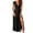 Black, variant on Sngxgn Women's Cozy Knit Sleeveless Bateau Neck Midi Dress(AG,XL)