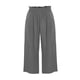 thumbnail image 3 of Pantalones cortos de cintura alta y pierna ancha con cordón para mujer - Color liso, cintura elástica y bolsillos para primavera, verano y otoño, estilo informal, 3 of 4