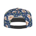 thumbnail image 4 of Haiem Flower Classic Snapback Cap Flat Bill Hat Baseball Cap Adjustable Size Cotton Dad Hat, 4 of 9