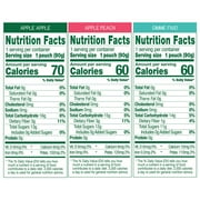 GoGo squeeZ Applesauce and Fruit Puree, Apple Apple, Apple Peach, and Gimme Five! Snack Pouches Variety Pack, 3.2 oz, 40 Pack