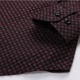 thumbnail image 3 of WREESH Men's Formal Shirt Long Sleeve Button Down Polka-Dot Dress Shirt Wrinkle-Free Fabric Business Attire Office S, 3 of 6