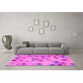 thumbnail image 3 of Ahgly Company Indoor Rectangle Abstract Pink Contemporary Area Rugs, 4' x 6', 3 of 4