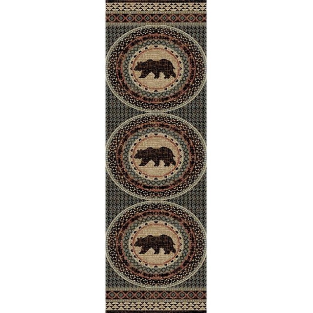 Mayberry Rug AD8078 2X8 2 ft. 3 in. x 7 ft. 7 in. American Destination Asheville Area Rug, Multi Color