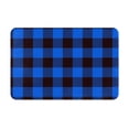 thumbnail image 2 of Uemuo Buffalo Plaid Blue Black Printed Door Mat Indoor Doormat 16"x24",Front Back Door Mats Non Slip Entrance Rugs,Inside Doormats for Entryway, 2 of 9