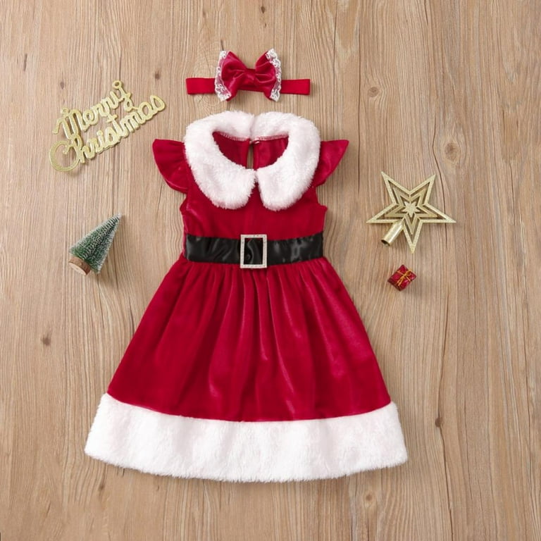 Baby christmas deals dress walmart