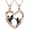 02-Rose Gold Cat Mother Daughter, variant on Mother Daughter Matching Heart Pendant Necklace Set for 2 925 Sterling Silver Fox Necklace Gifts Jewelry for Women Mom Mama