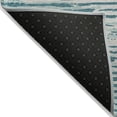 thumbnail image 3 of Addison Rugs Chantille Indoor/Outdoor Transitional Stripes Teal Washable Rectangle Rug, 2'6" x 3'10", 3 of 6