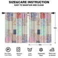 thumbnail image 2 of Blackout Kids Curtains,Pioneer Flower Childrens Insulated Curtains Set Of 2,Bedroom Essentials,Toddler Room Decor 42x54in(106x137cm), 2 of 4