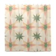 thumbnail image 2 of Yayeee Shower Curtain with Hooks 72"x72" Waterproof Fabric Bathroom Hanging Decor, Pastel Beige Geometric, 2 of 5