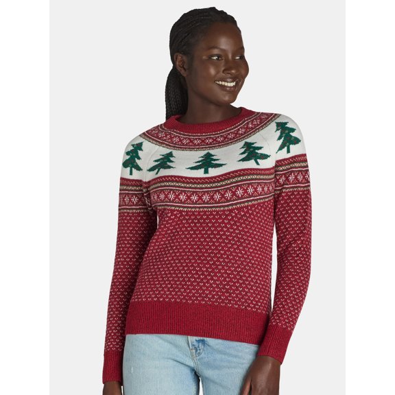 Holiday Time Christmas Sweater, Sizes XS-3X