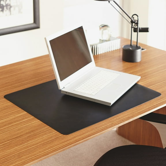 Lorell Desk Pad - Rectangle - 24" Width X 19" Depth - Black