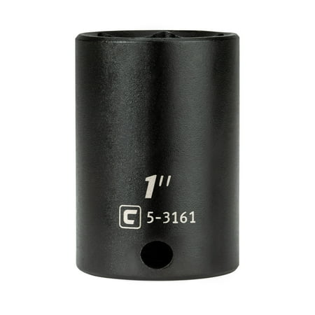 UPC: 0886352531610 | Capri Tools 3/8 in. Drive 1 in. Semi-Deep Impact Socket