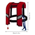 thumbnail image 2 of Automatic Inflatable Life Jacket With 3-Second Water Contact Inflation, 150N High Buoyancy Ders Reliable Support Up To 130Kg For Adults And Children, Ideal For Outdoor, 2 of 4