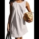 thumbnail image 1 of Vestido Corto Informal de Verano para Mujer, de Algodón y , con Cuello Redondo, Sin Mangas y Espalda Abierta, Ideal para Playa y Sol. XL, 1 of 8