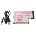 thumbnail image 4 of Adaptador de Tarjeta USB 3 Convertidor USB de 5 GigaBits Per Second 54mm Dual Slot de Transferencia de hasta 5 GigaBits Per Second Yotijar Tarjeta metálica ABS Express, 4 of 9