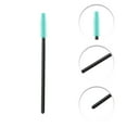 thumbnail image 3 of Unique Bargains 50 Pcs Convenient Silicone Eyelash Brush for Bathroom Black Light Green Plastic Silicone, 3 of 5