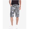 thumbnail image 1 of XRAY Mens Belted Double Pocket Casual Cargo Shorts, whitecamo, 38, 1 of 1