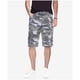 thumbnail image 1 of XRAY Mens Belted Double Pocket Casual Cargo Shorts, whitecamo, 38, 1 of 1