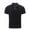 A0260-Black, variant on QUINDOS Collared Shirts for Men Athletic Short Sleeve Polo Shirts Mesh Holes Solid Breathable Tight Sweat-absorbing T-shirts